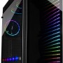 Inter-Tech X-908 Infini2 Gaming Midi Tower Κουτί Υπολογιστή με Πλαϊνό Παράθυρο και RGB Φωτισμό Μαύρο