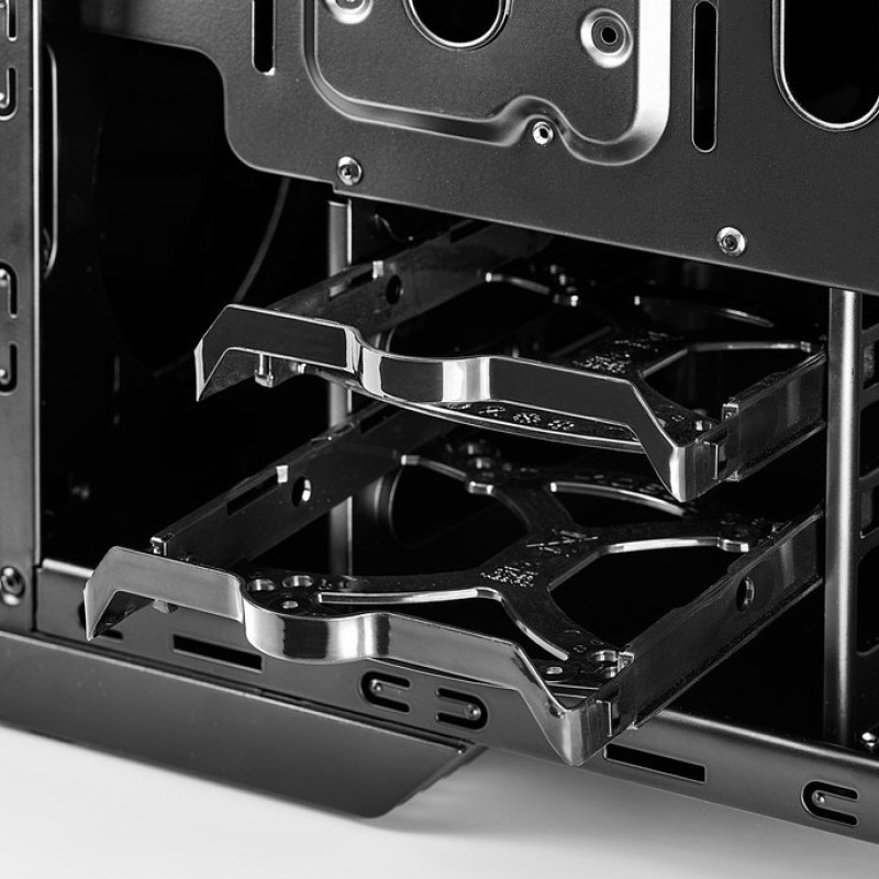 Inter-Tech X-908 Infini2 Gaming Midi Tower Κουτί Υπολογιστή με Πλαϊνό Παράθυρο και RGB Φωτισμό Μαύρο