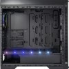 Inter-Tech X-908 Infini2 Gaming Midi Tower Κουτί Υπολογιστή με Πλαϊνό Παράθυρο και RGB Φωτισμό Μαύρο