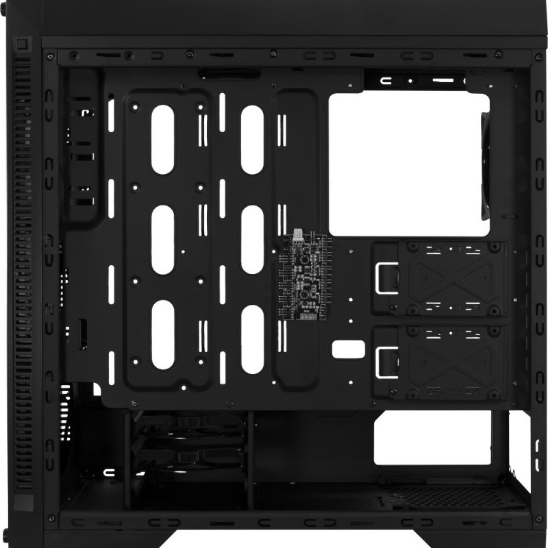 Inter-Tech X-908 Infini2 Gaming Midi Tower Κουτί Υπολογιστή με Πλαϊνό Παράθυρο και RGB Φωτισμό Μαύρο