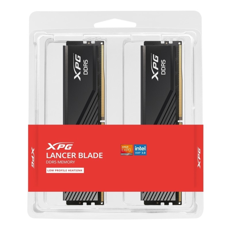 Adata XPG Lancer Blade DDR5 32GB RAM με 2x16GB Modules και Ταχύτητα 6400 για Desktop AX5U6400C3216G-DTLABBK
