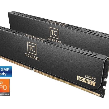 TeamGroup T-Create Expert DDR5 32GB RAM με 2x16GB Modules και Ταχύτητα 6000 για Desktop CTCED532G6000HC30DC01