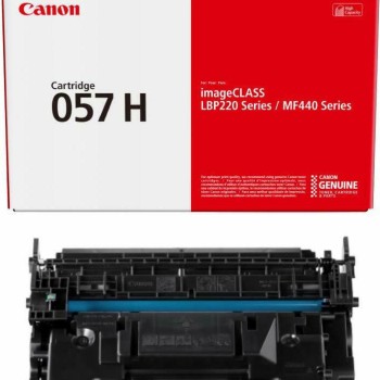 Canon 057H Γνήσιο Toner Laser Εκτυπωτή Μαύρο High Capacity 10000 Σελίδων (3010C004)