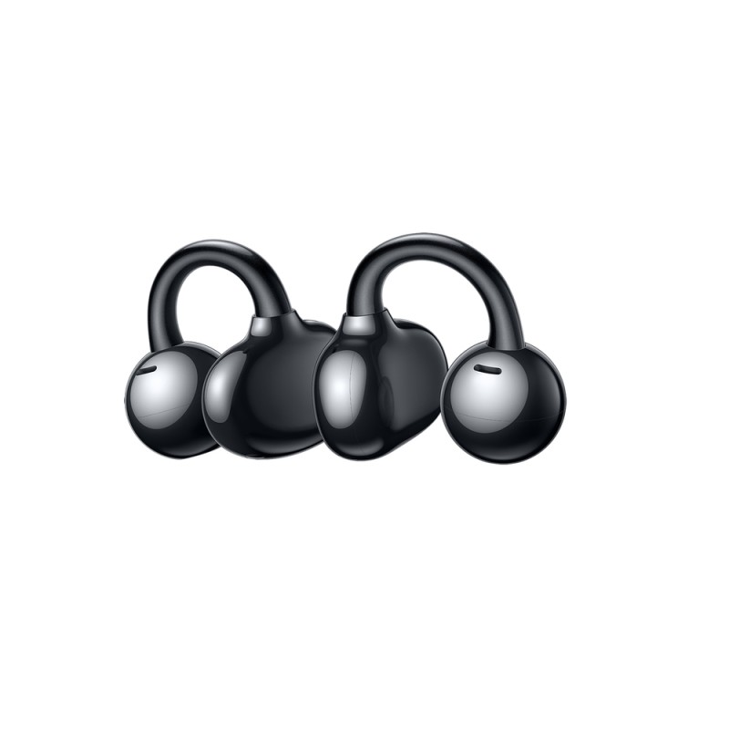 Huawei FreeClip Earbud Bluetooth Handsfree Ακουστικά με Θήκη Φόρτισης Μαύρα