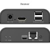 Extender Extender Over Cat.6 Twisted Pair Hdmi 4k/60hz Kvm Usb 2.0 Via 1g Ip Up To 120m/200m Max 253 Receivers Touch Screen