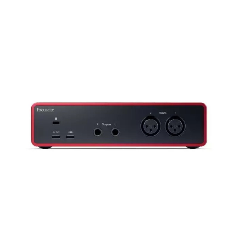 Focusrite Εξωτερική Επαγγελματική Κάρτα Ήχου Scarlett 2i2 4th Gen Συνδεσιμότητα USB για PC