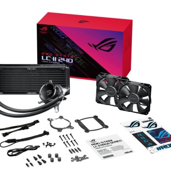 Asus ROG STRIX LC II 240 Υδρόψυξη Επεξεργαστή Διπλού Ανεμιστήρα 120mm για Socket 1200