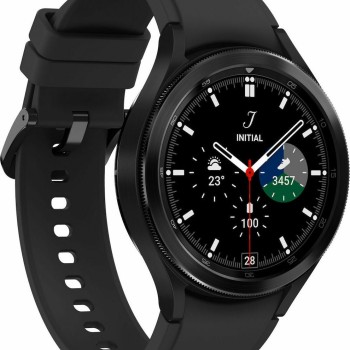 Samsung Galaxy Watch4 Classic 4G Stainless Steel 46mm Αδιάβροχο με eSIM και Παλμογράφο (Black)