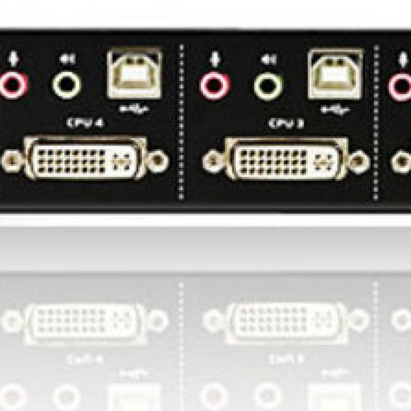 Aten 4-Port USB DVI/Audio KVMP