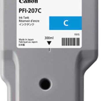 Canon PFI-207 Γνήσιο Μελάνι Εκτυπωτή InkJet Κυανό (8790B001)