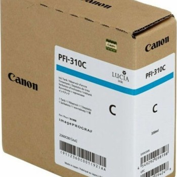 Canon PFI-310 Γνήσιο Μελάνι Εκτυπωτή InkJet Κυανό (2360C001)