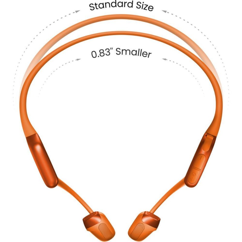 Shokz OpenRun Pro2 Mini Bone Conduction Bluetooth Handsfree Ακουστικά με Αντοχή στον Ιδρώτα Πορτοκαλί