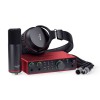 Focusrite Εξωτερική Επαγγελματική Κάρτα Ήχου Scarlett 2i2 Studio 4th Gen & Μικρόφωνο & Ακουστικά Συνδεσιμότητα USB για PC