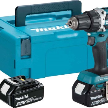 Makita DDF484RTJ Κρουστικό Δραπανοκατσάβιδο Μπαταρίας Brushless 18V 2x5Ah DDF484RTJ