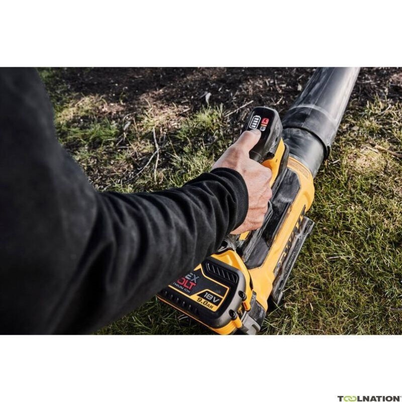 Dewalt Φυσητήρας Χειρός 54V με 1 Μπαταρία 9Ah & Ρύθμιση Έντασης με Μέγιστη Ταχύτητα Αέρα 258km/h