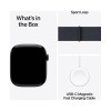 Apple Watch Series 10 Aluminium 42mm Αδιάβροχο με Παλμογράφο (Jet Black με Ink Sport Loop)