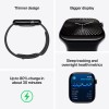 Apple Watch Series 10 Aluminium 46mm Αδιάβροχο με Παλμογράφο (Silver με Blue Cloud Sport Loop)