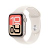 Apple Watch SE 3 Aluminium 40mm Αδιάβροχο με Παλμογράφο (Starlight Aluminium Case with Starlight Sport Band - M/L)