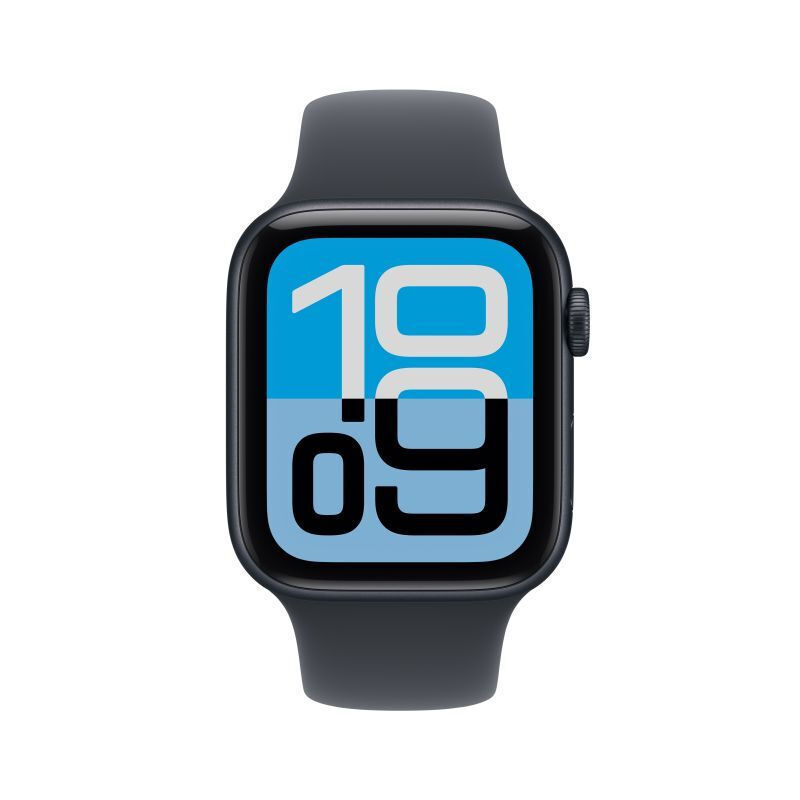 Apple Watch SE 3 Aluminium 40mm Αδιάβροχο με Παλμογράφο (Midnight Aluminium Case with Midnight Sport Band - S/M)