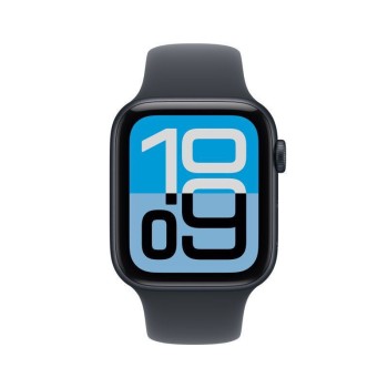 Apple Watch SE 3 Aluminium 44mm Αδιάβροχο με Παλμογράφο (Midnight Aluminium Case with Midnight Sport Band - S/M)