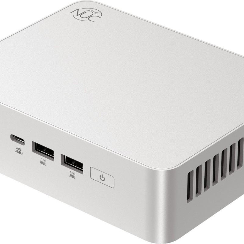 Asus Nuc 15 Pro+ Kit Barebone (Core Ultra 9- / 4GB DDR5 / 96GB M.2 / SSD) Λευκό