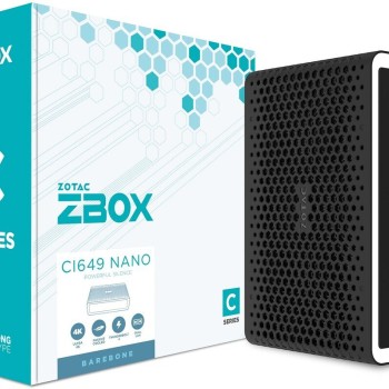 Zotac Nano CI649NANO-BE Barebone (Core i7-1335U / 64GB DDR4 / 64GB M.2)