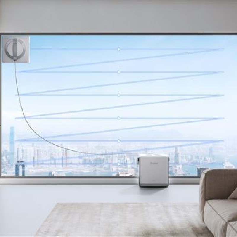 Ecovacs Winbot W2 Pro Omni Καθαριστής Τζαμιών Ρομπότ Μπαταρίας Λευκός