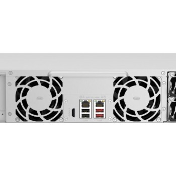 QNap TS-1264U-RP-8G NAS Rack με 12 θέσεις για HDD/SSD και 2 θύρες Ethernet
