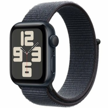 Apple Watch SE 2024 Aluminium 40mm Αδιάβροχο με Παλμογράφο (Midnight με Ink Sport Loop)
