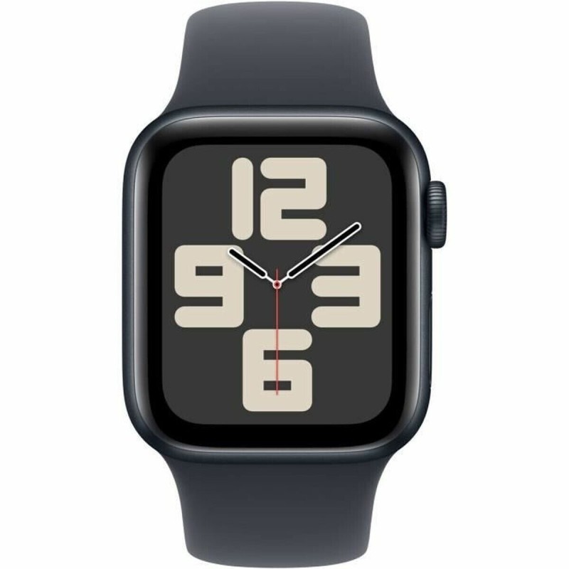 Apple Watch SE 2024 Aluminium 44mm Αδιάβροχο με Παλμογράφο (Midnight με Midnight Sport Band (S/M))