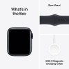 Apple Watch SE 2024 Aluminium 44mm Αδιάβροχο με Παλμογράφο (Midnight με Midnight Sport Band (S/M))