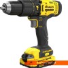 Stanley SFMCK465D2S Σετ Κρουστικό Δραπανοκατσάβιδο & Παλμικό Κατσαβίδι 18V με 2 Μπαταρίες 2Ah και Θήκη