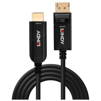 Lindy Cable DisplayPort male - HDMI male 30m Μαύρο (38492)