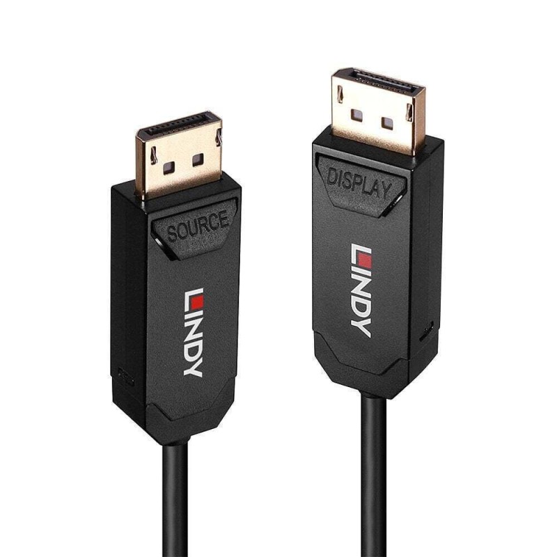 Lindy Cable DisplayPort male - DisplayPort male 50m Μαύρο (38525)