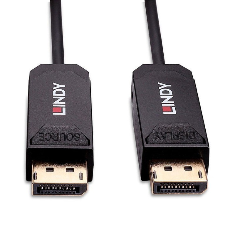 Lindy Cable DisplayPort male - DisplayPort male 50m Μαύρο (38525)