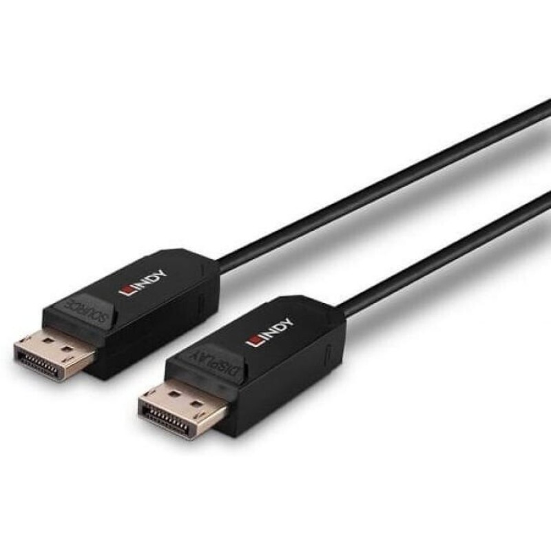 Lindy Cable DisplayPort male - DisplayPort male 50m Μαύρο (38525)