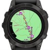 Garmin Epix Pro (Gen 2) Sapphire Edition Titanium 47mm Αδιάβροχο Smartwatch με Παλμογράφο (Carbon Grey DLC Titanium with Black Band)