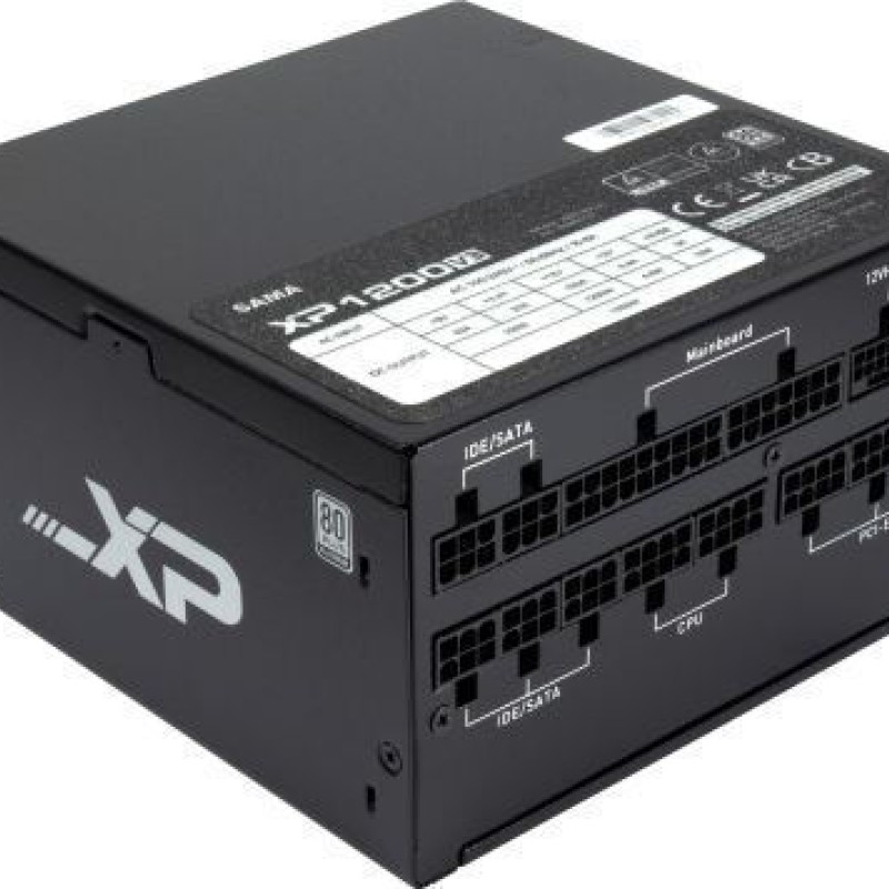 Inter-Tech Sama XPH-1200A 1200W Μαύρο Τροφοδοτικό Υπολογιστή Full Modular 80 Plus Platinum