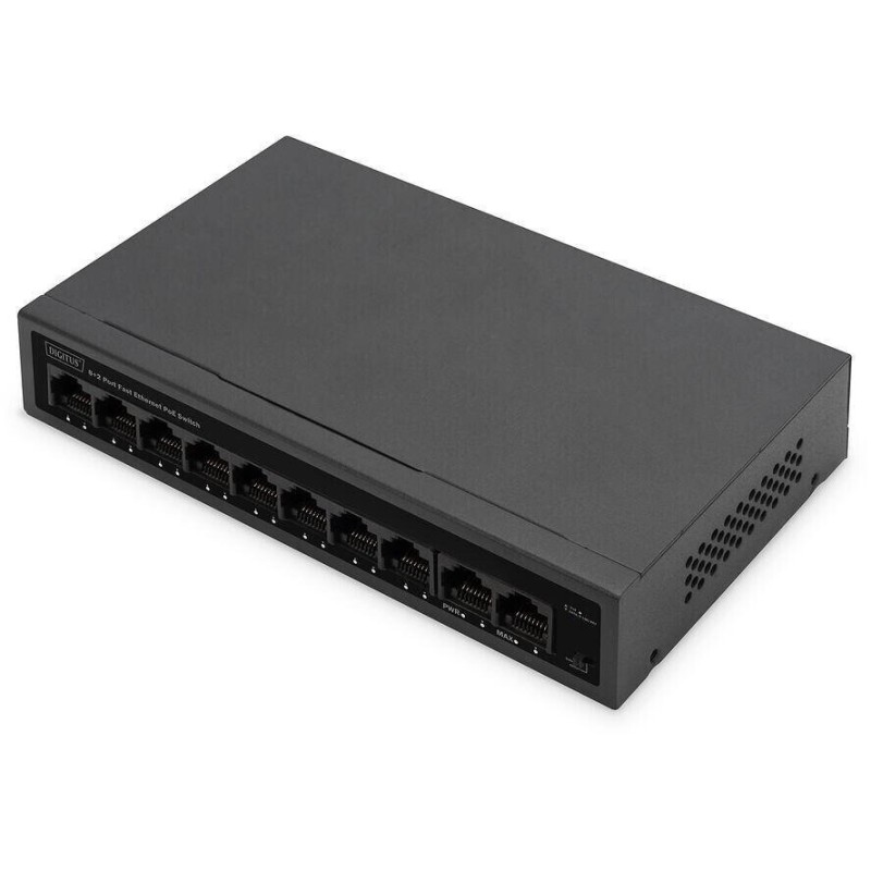 Digitus DN-95357 Unmanaged L2 PoE+ Switch με 10 Θύρες Ethernet
