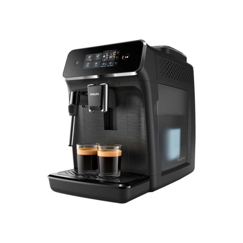 Philips Series 2200 Αυτόματη Μηχανή Espresso 1500W Πίεσης 15bar με Μύλο Άλεσης Μαύρη