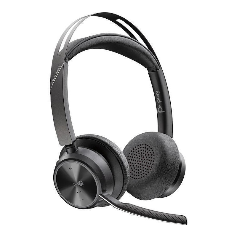 HP POLY VF2 -M Ασύρματα Over Ear Multimedia Ακουστικά με μικρόφωνο και σύνδεση Bluetooth / USB-C