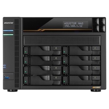 Asustor Lockerstor 8 Gen3 AS6808T NAS Tower με 12 θέσεις για M.2
