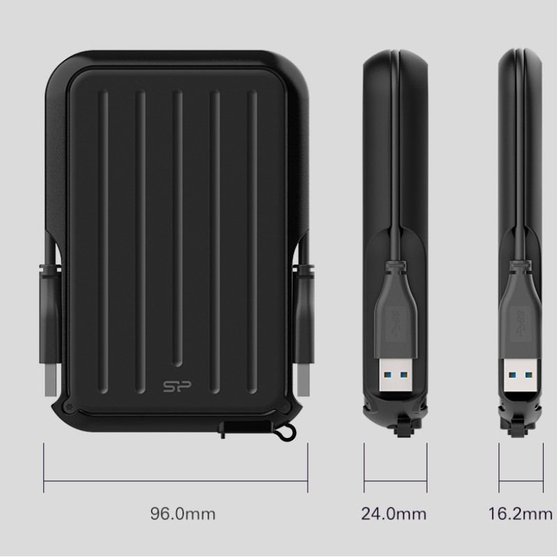 Silicon Power Armor A66 USB 3.2 Εξωτερικός HDD 4TB 2.5