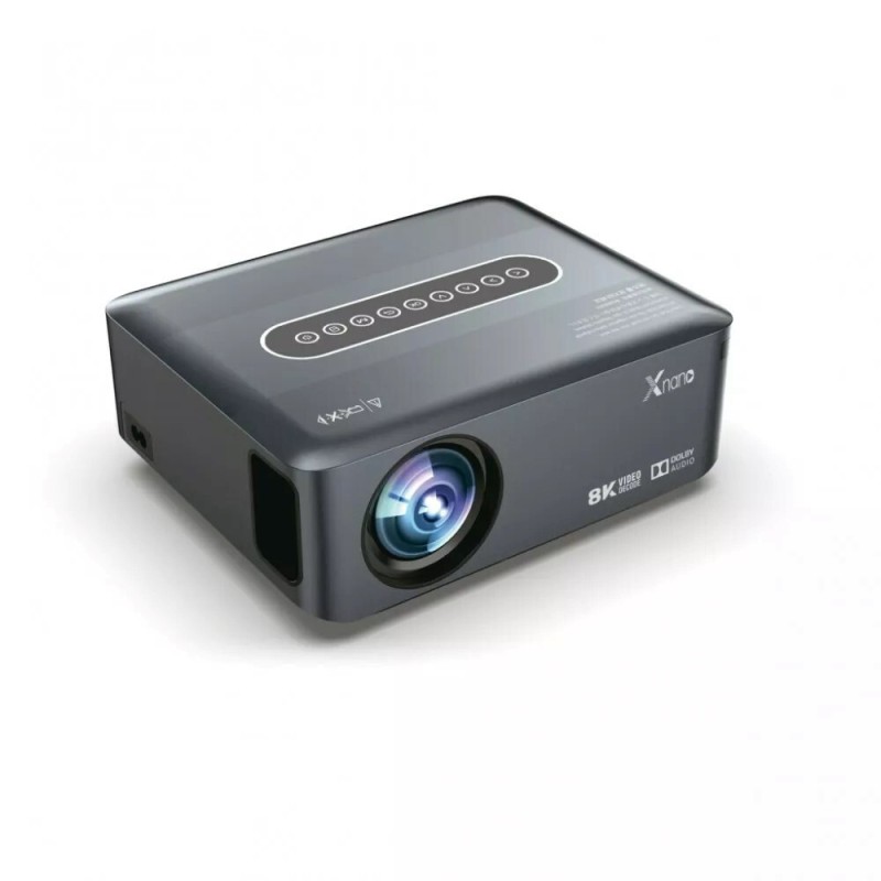 Art X1PRO Projector LCD Full HD Λάμπας LED με Wi-Fi Γκρι