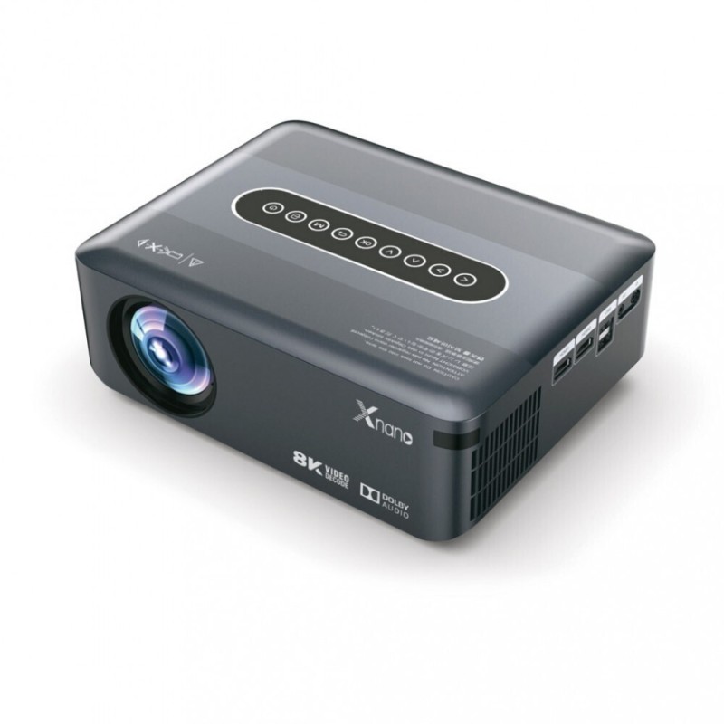 Art X1PRO Projector LCD Full HD Λάμπας LED με Wi-Fi Γκρι