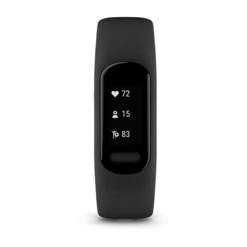Garmin Vivosmart 5 S/M Activity Tracker Αδιάβροχο με Παλμογράφο Black
