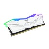 TeamGroup Delta RGB White DDR5 32GB RAM με 2x16GB Modules και Ταχύτητα 6000 για Desktop FF4D532G6000HC38ADC01