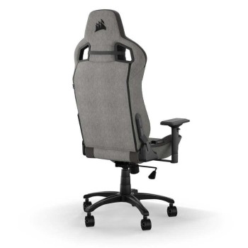Corsair T3 Rush Fabric (2023) Υφασμάτινη Καρέκλα Gaming με Ρυθμιζόμενα Μπράτσα Γκρι/Ανθρακί