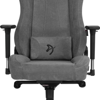 Arozzi Vernazza Soft Fabric Υφασμάτινη Καρέκλα Gaming με Ρυθμιζόμενα Μπράτσα Ash