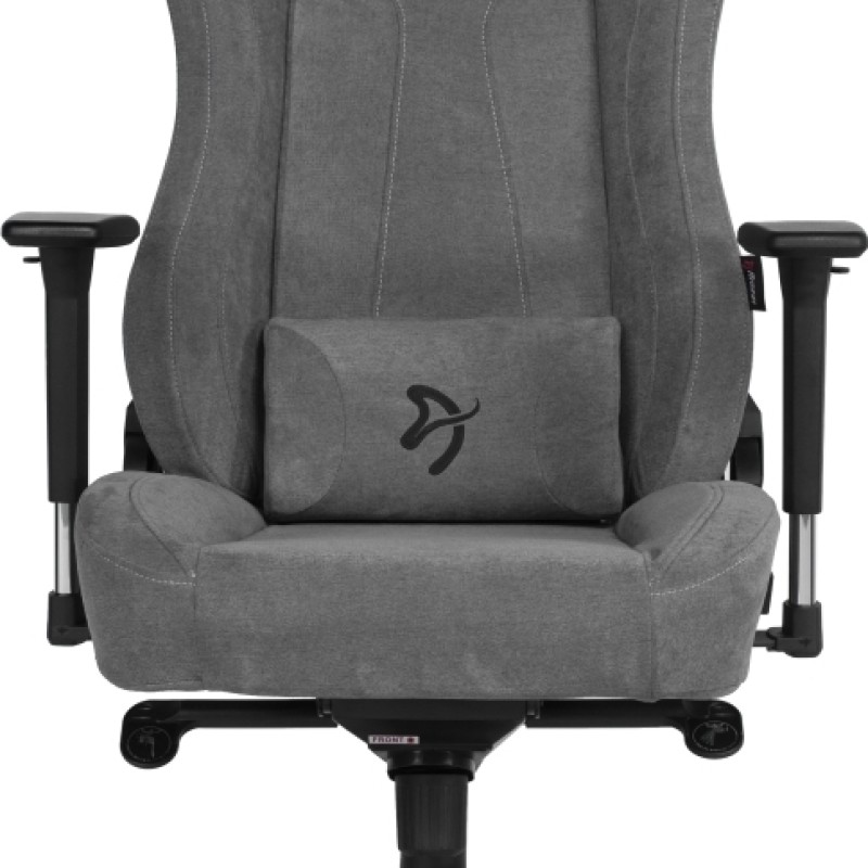 Arozzi Vernazza Soft Fabric Υφασμάτινη Καρέκλα Gaming με Ρυθμιζόμενα Μπράτσα Ash